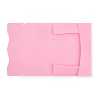 Sloha s gumou A4 PP PASTELINI růžová