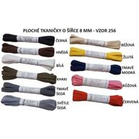 Šňůrky ploché 70cm, mix barev