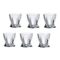 sklen. 340ml, 6ks, QUADRO, BOHEMIA PR., whisky, voda