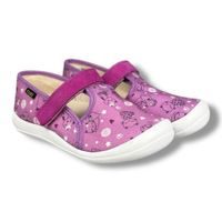 Froddo G1700421-4 – dívčí barefoot bačkory starorůžové s jednorožcem