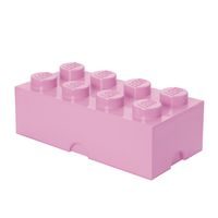 LEGO úložný box 8 - světle růžová