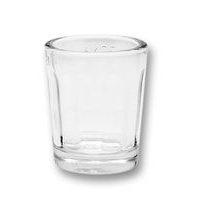 sklen. 20ml, 1ks, lisovaná PANÁK, cejch