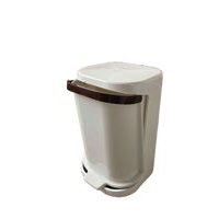 koš odp.25l nášlapný celobílý 26x26x43cm