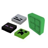 PIXIE CREW PIXIE CREW &amp; MINECRAFT odznáček s reflexním prvkem