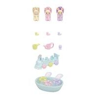 Sylvanian family Kočičí trojčata Floral s kočárkem