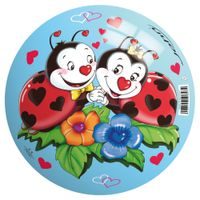 SPORTO Střapatý duhový míč se světlem - oranžovo růžový