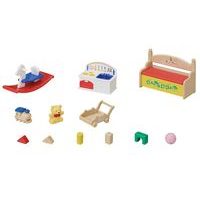 Sylvanian family Kočičí trojčata Floral s kočárkem