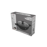 MASTERPRO Pánev grilovací s nepřilnavým povrchem SMART 28x28 cm stříbrná BGEU-3771