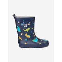 Dětské barefoot holinky LICO Aride Rain – modré