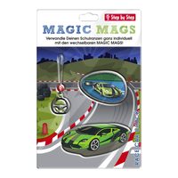 Doplňková sada obrázků MAGIC MAGS Race Car Chuck k aktovkám GRADE, SPACE, CLOUD, 2IN1 a KID