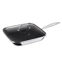 BERLINGERHAUS Pánev grilovací nerezová s nepřilnavým povrchem a víkem 28 cm Eternal Collection BH-8520