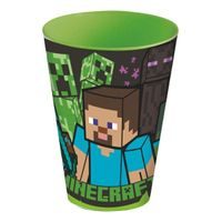 kelímek 0,43l, zelený MINECRAFT, plast