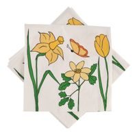 Servírovací ubrousky jarní louka 33x33 cm