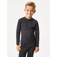 Unuo Dětské termo triko s dlouhým rukávem, Černá