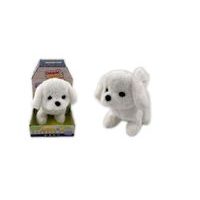 Pejsek na baterie, bílý