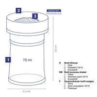 KELA Raclette/Stone Bedretto Granite black 4 osoby 29,5x21,0x12,5cm KL-16625