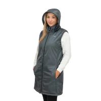 ESITO Dámská zimní softshellová vesta s beránkem Brown - hnědá