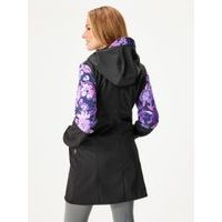 Unuo Dětská softshellová bunda s fleecem Basic, Růžová, Jednorožci