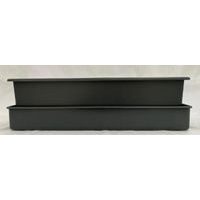 truhlík 50cm ANTRACIT, LEBIŠ PROFI samoz.