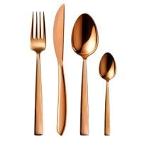 Jídelní příbory Copper 24 dílů
