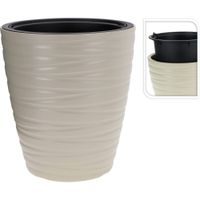 PROGARDEN Květináč plastový 47,5 x 52,3 cm šedá KO-Y89300900