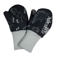 ESITO Palcové rukavice softshell Dinoušek Čerňák - černá