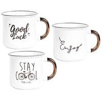 hrnek 350ml COOL, 3dekory, new bone