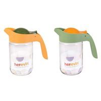 TORO DŽBÁN 660 ML, SKLO/PLAST, ASS.BAREV VÍČEK