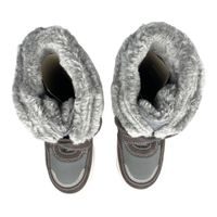Dívčí zimní boty s membránou Richter šedé s hvězdou