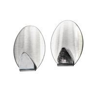 háček- 2ks-ovál 3,5x5cm velký, NR,samolepící