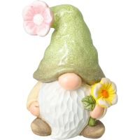 PROGARDEN Zahradní dekorace trpaslík 31 cm zelená KO-795250700zele
