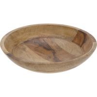 EXCELLENT HOUSEWARE Mísa servírovací mangové dřevo 30 x 6,8 cm hnědá KO-A55700080