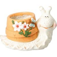 PROGARDEN Zahradní dekorace květináč dekorativní šnek 21 cm KO-095242490snek