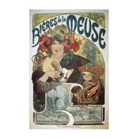 Pohled Alfons Mucha – Bieres, krátký Baagl