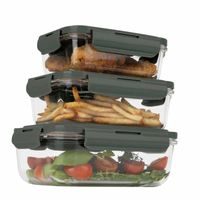 CS SOLINGEN Dóza na potraviny sada 3 ks s víkem 550, 1500, 2100 ml CS-101602