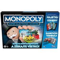 Hasbro gaming MONOPOLY Super Elektronické bankovnictví SK verze