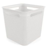 koš víceúč. 18,0l bílý BRISEN, 29,1x29,1x28,1cm, plast