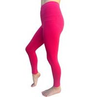 Legíny Lily Grey jednobarevné - fuchsia