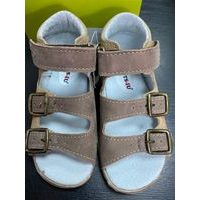 Dětské kožené sandálky, Ponte20, DA03-1-920 - šedé