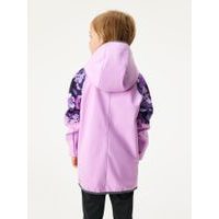 Dětská softshellová bunda s fleecem Street, Lila