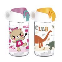 láhev 0,52l DINO, GIRL, brčko, kryt, plast