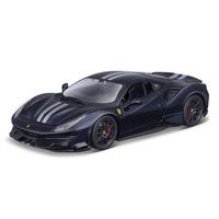 Bburago Bburago - RACE+PLAY, FERRARI, Ferrari 488 Pista, modrá, 1:24