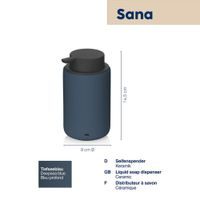 KELA Dávkovač mýdla Sana keramický 300 ml bílá KL-24530
