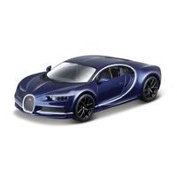 Bburago Bburago - Auta HOBBY, Bugatti Chiron, tmavě modrá metalíza, 1:32