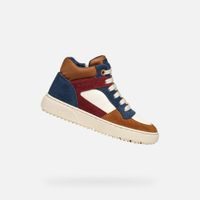 Světle hnědé chlapecké tenisky Geox Theleven