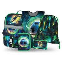 BAAGL SET 5 Zippy Fotbal Hráč: aktovka, penál, sáček, zástěra, peněženka