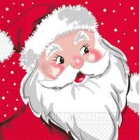 PROCOS UBROUSKY VÁNOČNÍ SANTA 3VRSTVÉ 33X33CM_hamashop