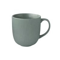 KITCHISIMO HRNEK 500ML ŽEBROVANÝ KERAMIKA ZELENOŠEDÁ