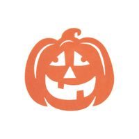 Podtácek Halloween dýně 4 ks