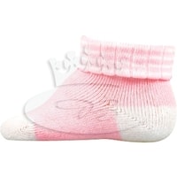 Kojenecké froté ponožky Míša - růžová; Velikost ponožek v cm: 9-11